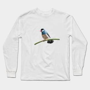 Java Sparrow on a Twig Long Sleeve T-Shirt